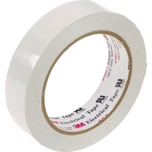 3M Polyester Electrical Insulation Tape 1350 White 25mm x 66m 1350FW-1 25 1 roll