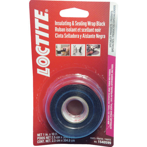 록 타이트 절연 & 실링 랩 2.5cm×3m 블랙 실리콘 테이프(1540599)(SI5075) 1540599 1권