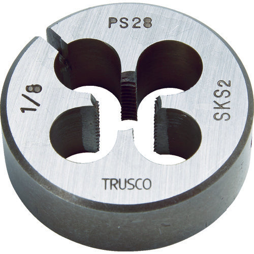 TRUSCO 관용 평행 다이스 PS1/8-28 SKS TKD-38PS1/8-28 1개