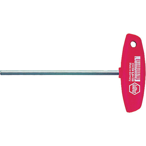 Wiha T-handle hex wrench, 5.0mm across, 450mm shaft length, 334W5045, 1 piece