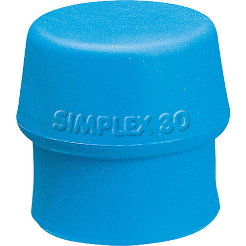 HALDER Hammer Parts Simplex Insert TPE Soft (Blue) Head Diameter 30mm 3201.030 1 piece