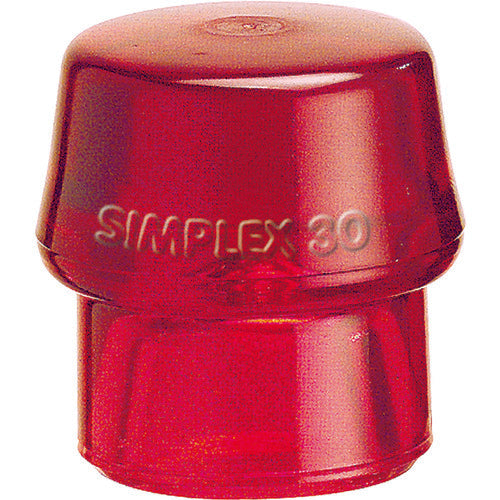 HALDER Hammer Parts Simplex Insert Plastic (Red) Head Diameter 30mm 3206.030 1 pc