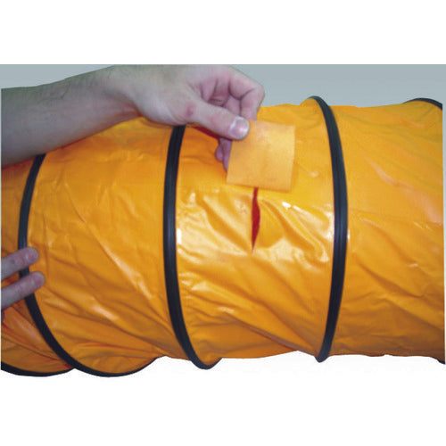 TRUSCO ダクト補修用テープ オレンジ 120mmX200mm TSDH-1220-OR 1 枚