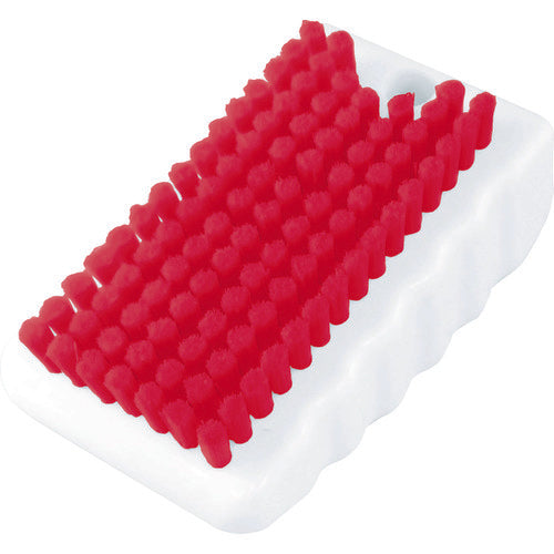 TRUSCO Nail Brush HACCP Compliant Red TNB-HR 1 pc