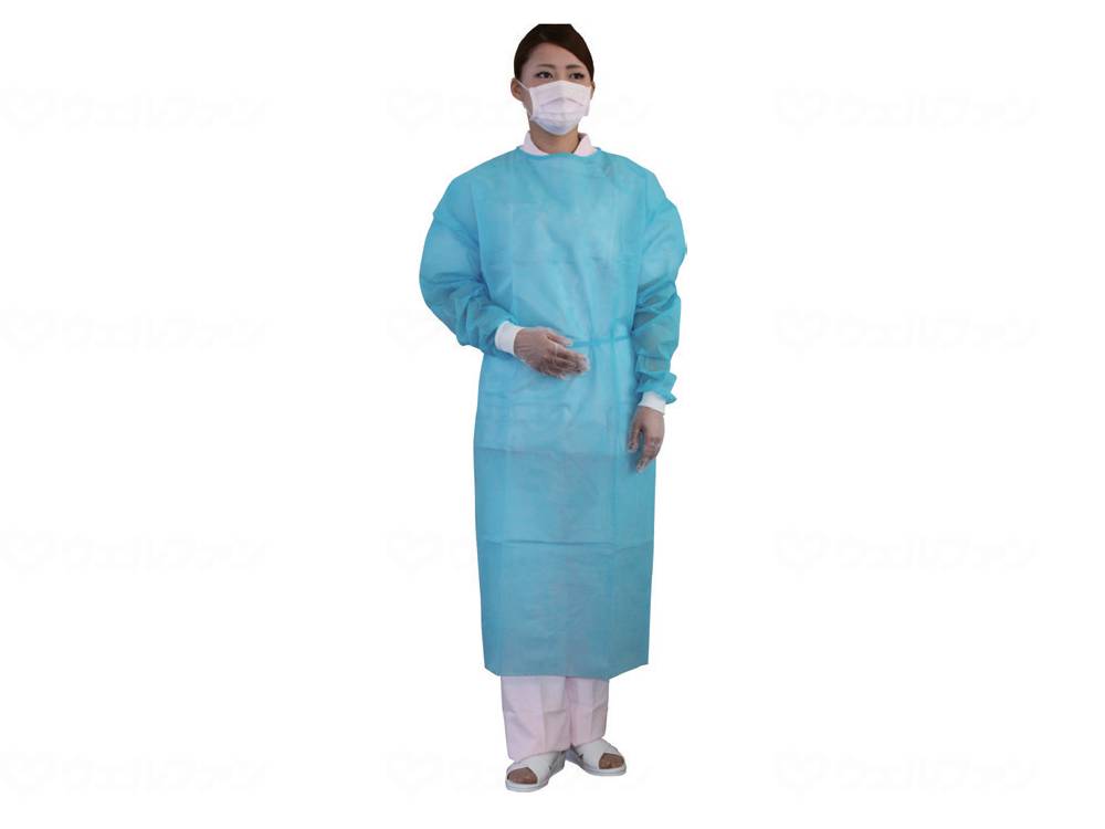 First Rate IS Nonwoven Gown 204 Light Blue Box