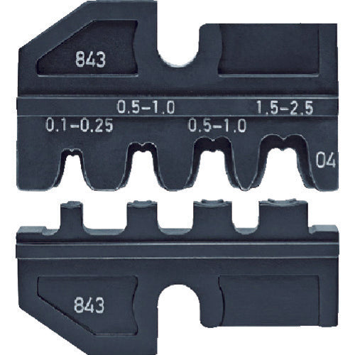 KNIPEX 9749−04 圧着ダイス (9743−200用) 9749-04 1 S