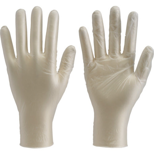 TRUSCO Vinyl Gloves Powdered S (100 pieces) TVGP-100-S 1 bag