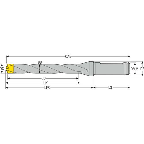 Seco Drilling Crownloc SD107 SD107-19.00/19.99-130-20R7 1 piece