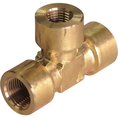 ASOH Different Diameter Internal Thread Tee PT3/8 Internal x PT3/8 Internal x PT1/2 Internal TF-1334R 1 pc