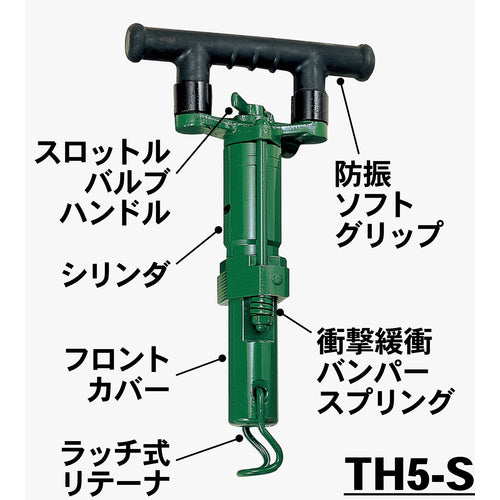 TOKU ロートハンマ 右回転 ピストン径38×22mm TH5-S 1 台