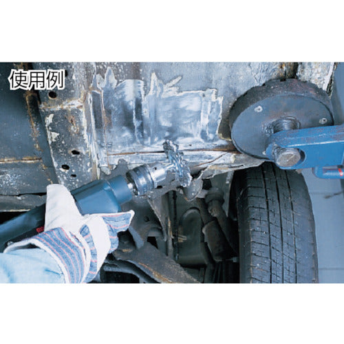 LESSMANN 軸付ホイルブラシ Φ75 ステンレス線 0.5 417398 1 個