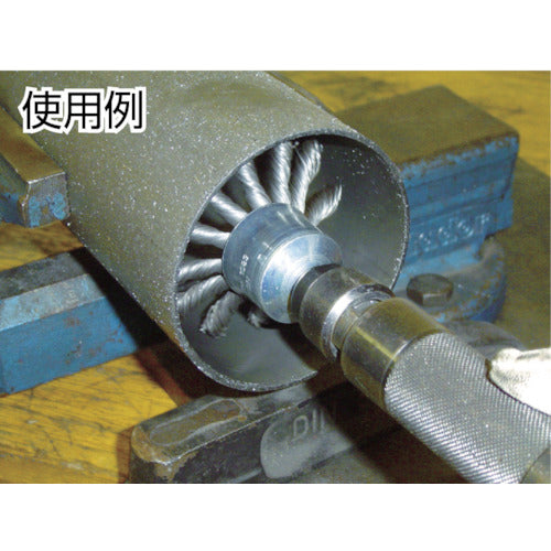 LESSMANN Shaft-mounted knotted end brush Φ29 High tensile steel wire 0.25 456258 1 piece