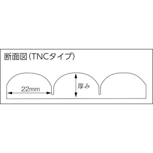 TRUSCO ジャバラマット 600X900mm トラ柄 TNC-6090YB 1 枚