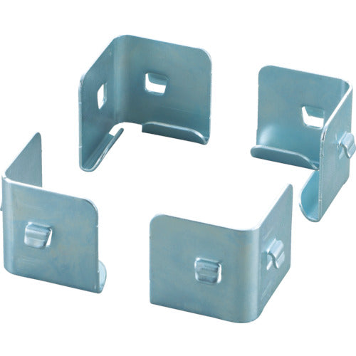 TRUSCO スチールラック SBL型抗菌塗装セミボルトレス軽量棚用 中段金具 4個入 SBL-NUSET 1 S