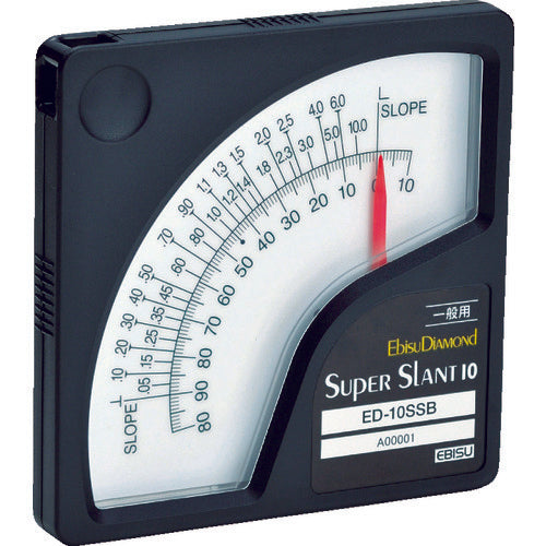 Ebisu Diamond Gradient Meter Super Slant 10 General Use ED-10SSB Black ED-10SSB 1 pc