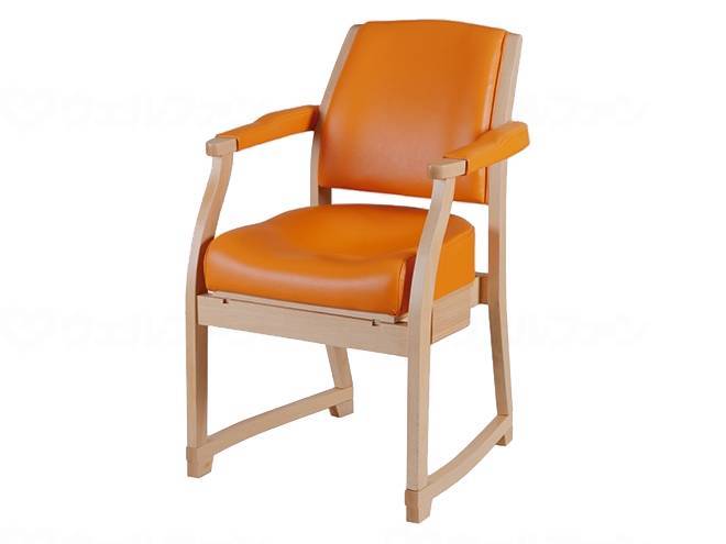 Marubishi Industrial Spot Chair Orange Natural