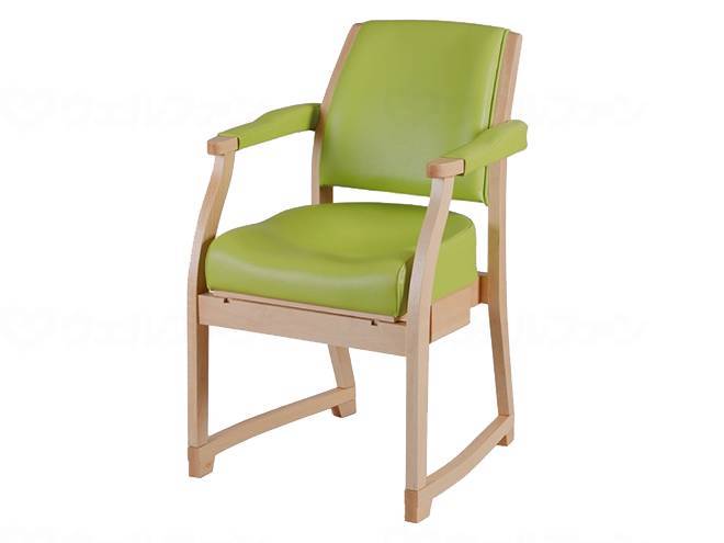 Marubishi Industrial Spot Chair Green Natural