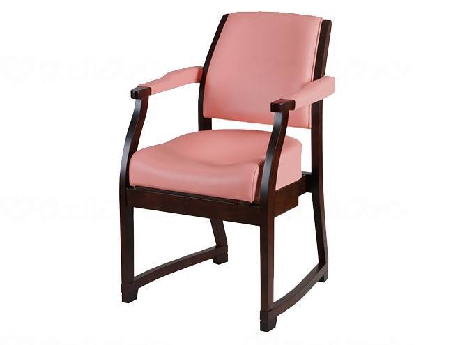 Marubishi Industrial Spot Chair Pink Dark Brown