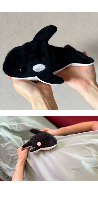 Hot & Steam Pad Animal / F20953 Killer Whale 1 pc