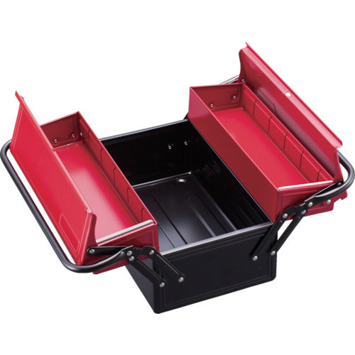 TONE Tool Case (Metal) V-Shaped 2-Tier 350 x 220 x 190 mm BX420S 1 pc