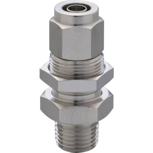 PISCO SUS316チューブフィッティング 隔壁ストレート NSMC0640-02 1 個