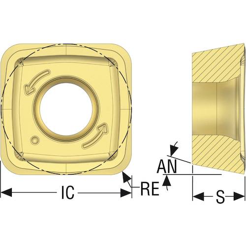 세코 밀링 금형용 인서트 MS2500 SPKT140523TN-MD16 10개