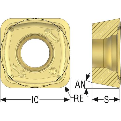 セコ フライス 金型用インサート MP1501 SPKT10T317TN-MD12 10 個