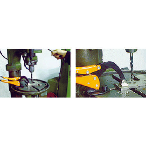 GRIP−ON C型グリッププライヤー(据置き型) 300mm 222-12 1 丁