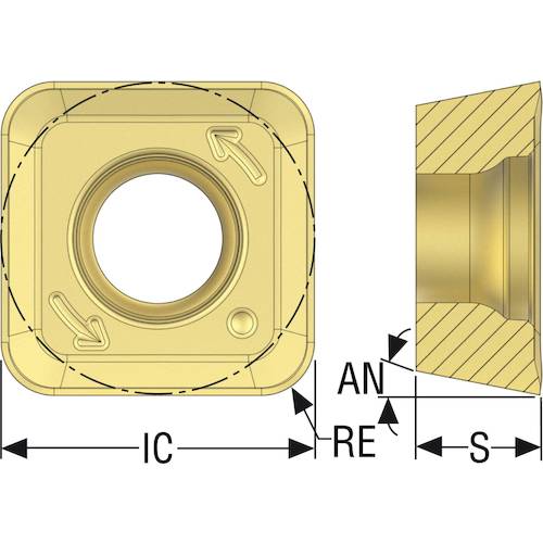세코 밀링 금형용 인서트 F40M SPKT10T317TN-M10 10개