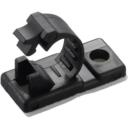 YAZAWA ケーブルクリップ内径9mm黒 FKN9 1 PK