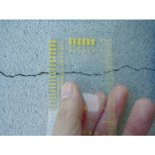 MYZOX クラックスケール 黄<CRKS−2Y> CRKS-2Y 1 枚