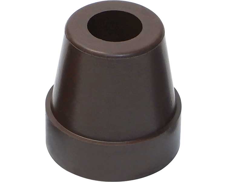 Care Team Rubber Tip A for 4-point cane (inner diameter 12mm) / CX-07024 Brown 1 piece