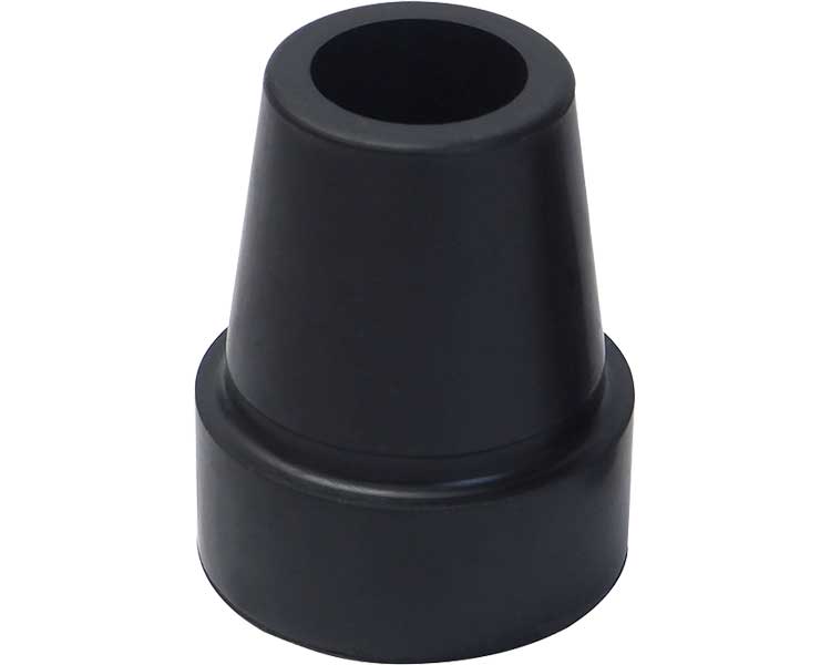 Care Team Rubber Tip E for Single Cane and Telescopic Cane (Inner Diameter 18mm) / CX-07024 Black 1 pc