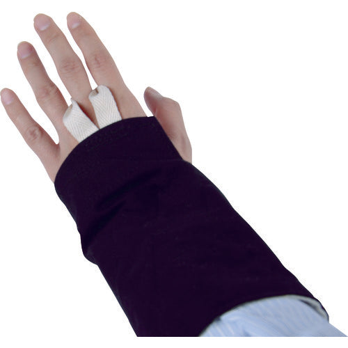 TRUSCO 면 범포 제 손가락 손목 커버 L TYTK-L 1 쌍