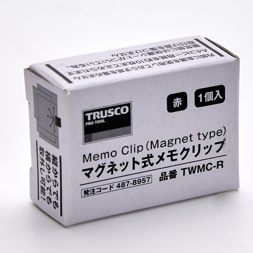 TRUSCO Magnetic Memo Clip White TWMC-W 1 pc