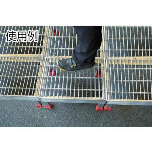 TRUSCO Interlocking Grating Aluminum Step (with Groove) TASG-4320 1 unit