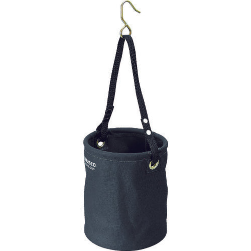 TRUSCO 電工バケツΦ200X230 黒 TADB-200N 1 個