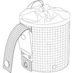 TRUSCO Biscup Olive Drab TBC-OD 1 pc