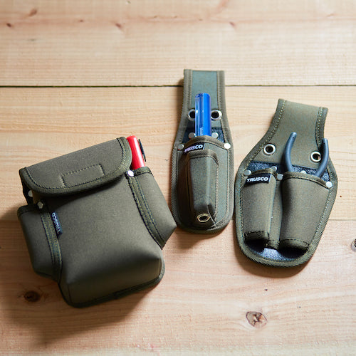 TRUSCO カッターケース オリーブドラブ TKC-01OD 1 個