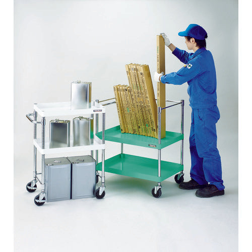 TRUSCO Steel Wagon Three-Sided Frame Tool Wagon for Phoenix Wagon W600 x D400 PEW-64K 1 pc