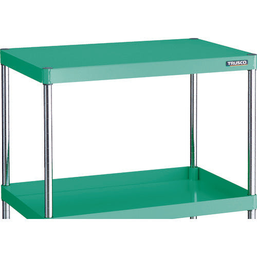 TRUSCO Tool Wagon Phoenix Wagon Shelf 600X400 Young Green PEW-64T-YG 1 Piece
