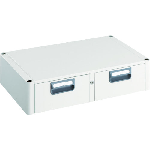 TRUSCO 툴 왜건 피닉스 왜건 2열 인출 750X500 화이트 PEW-75W-W 1대