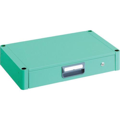 TRUSCO Tool Wagon Phoenix Wagon Thin Type 1 Drawer 750X500 Young Green PEW-75Z-YG 1 Unit