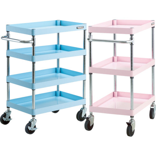 TRUSCO 툴 왜건 피닉스 왜건 소음 600X400XH880 4단 라이트 블루 PEW-964-LB 1대