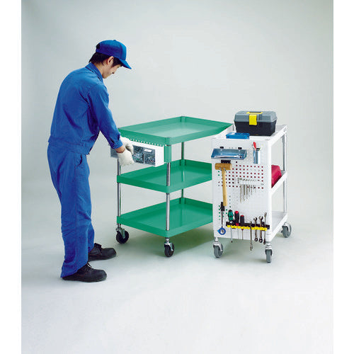 TRUSCCO 스틸 왜건용 펀칭 패널 툴 왜건 피닉스 왜건용 측면용 D400용 L 영 그린 PEW-PN400L-YG 1개