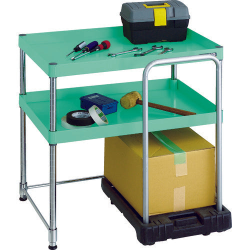 TRUSCO Steel Rack Phoenix Wagon Rack Type Antibacterial 600 x 400 with 3-sided Frame White PEW-R962K-W 1 Unit