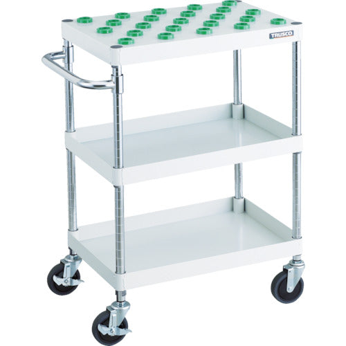 TRUSCO ツールワゴン フェニックスワゴン 省音 600X400XH880 BT−30 ホワイト PEW-TL962C-W 1 台