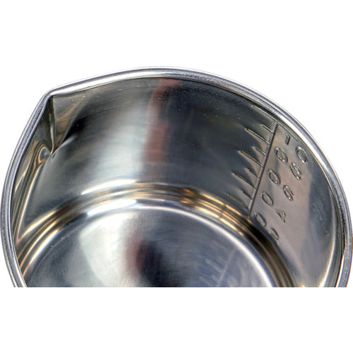 TRUSCO 스테인레스 스틸 비커 입구 부착 1.0L 110X108 TSH635M 1개