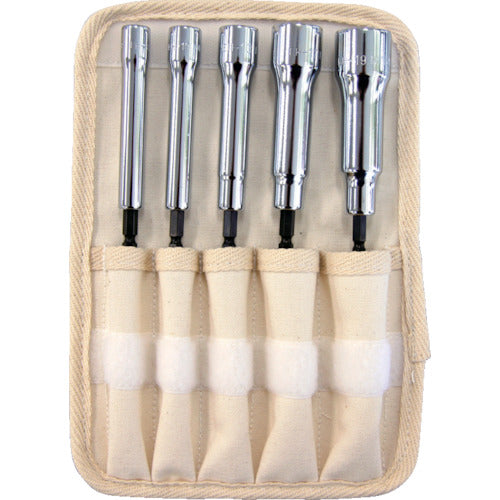 TRUSCO 電動ドライバーソケットセット 強力 8・10・13・17・19 TEF-5H-SET 1 S