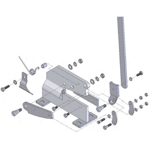 TRUSCO 板金用切断機 レバーシャP−2用部品 NO.3六角ボルト P2003 1 個